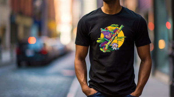 Men's frog art t-shirt